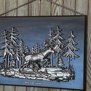 Vintage Wood 3D Copper AJ Wall Hanging